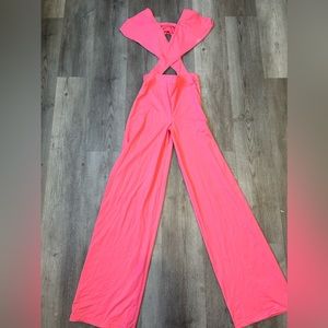 Cut out side jumpsuit
